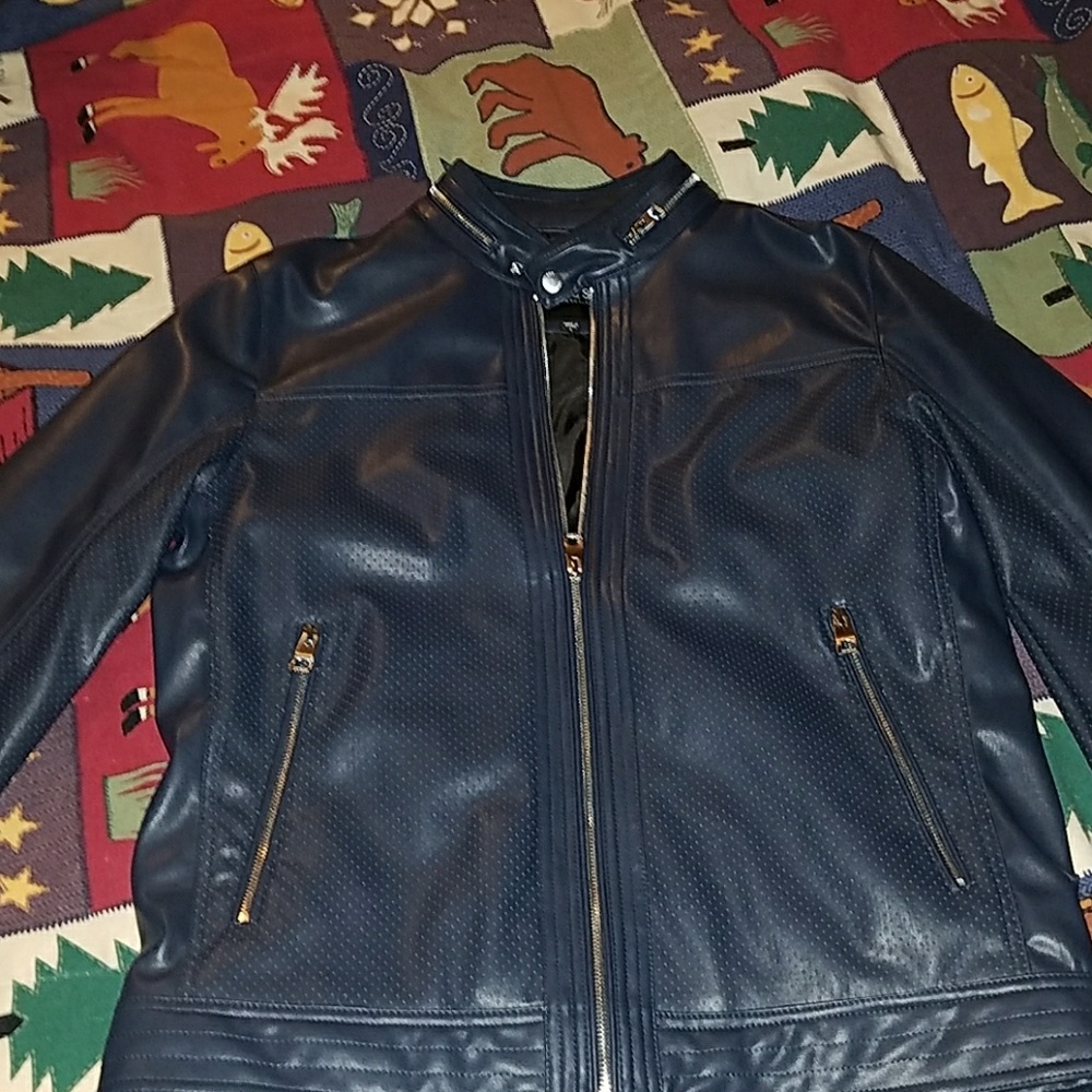 GUESS leather touch jacket